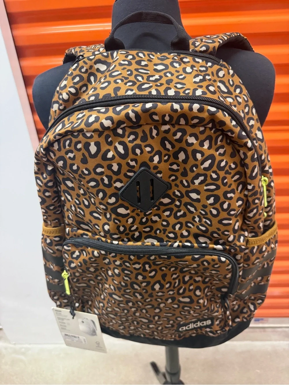 NWT Adidas Classic 3S 4 Backpack Cheetah Bronze Strata/Bk/Pulse